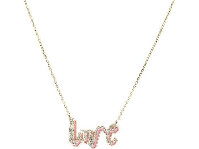 () PCgXy[h fB[X ZC CGX u y_g lbNX Kate Spade New York women Kate Spade New York Say Yes Love Pendant Necklace Pink/Gold