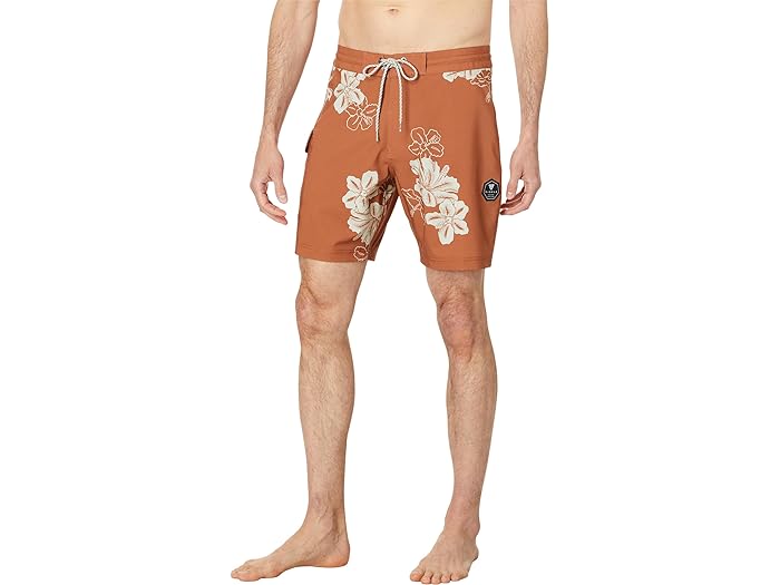 (取寄) ヴィスラ メンズ バイビスカス 17.5 ボードショーツ VISSLA men Byebiscus 17.5" Boardshorts Terracotta