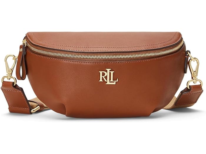 (取寄) ローレン ラルフローレン レディース レザー マーシー ベルト バッグ LAUREN Ralph Lauren women LAUREN Ralph Lauren Leather Marcy Belt Bag Brown