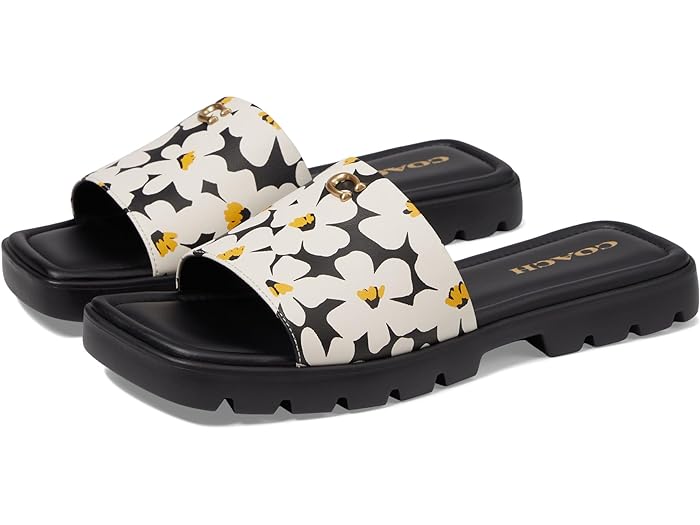 コーチ (取寄) コーチ レディース フローレンス サンダル COACH women COACH Florence Sandal Chalk Multi