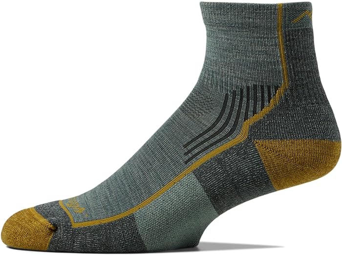 (取寄) ダーンタフバーモント レディース ハイカー 1/4 ソックス クッション Darn Tough Vermont women Hiker 1/4 Socks Cushion Sage