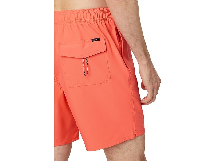 (取寄) オニール メンズ レノックス ハモサ ソリッド ボレー 17 O'Neill men Lennox Hermosa Solid Volley 17" Coral