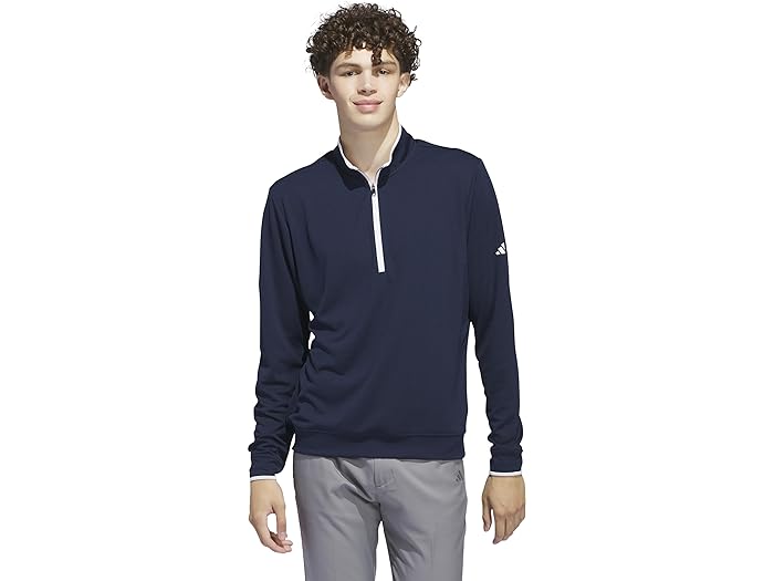 (取寄) アディダス ゴルフ メンズ コア ライトウェイト 1/2 ジップ プルオーバー adidas Golf men Core Lightweight 1/2 Zip Pullover Conavy