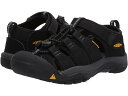 (取寄) キーン キッズ ガールズ ニューポート エイチツー (トドラー/リトル キッド/ビッグ キッド) KEEN Kids girls Newport H2 (Toddler/Little Kid/Big Kid) Black/Keen Yellow