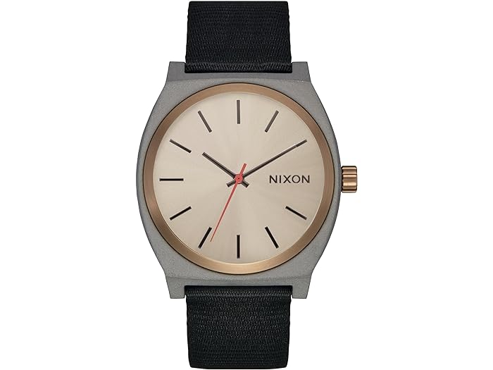 ニクソン 腕時計（メンズ） (取寄) ニクソン メンズ タイム テラー ナイロン Nixon men Nixon Time Teller Nylon Dark Gray/Pumice Sunray/Black