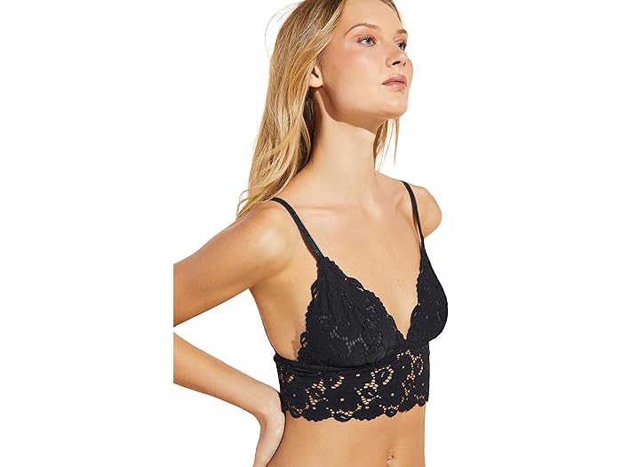 (取寄) エバージェイ レディース ナヤ ロングライン ブラレット Eberjey women Eberjey Naya Longline Bralette Black