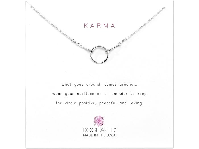 ドギャード (取寄) ドギャード レディース カルマ ネックレス 16 インチ Dogeared women Dogeared Karma Necklace 16 inch Sterling Silver