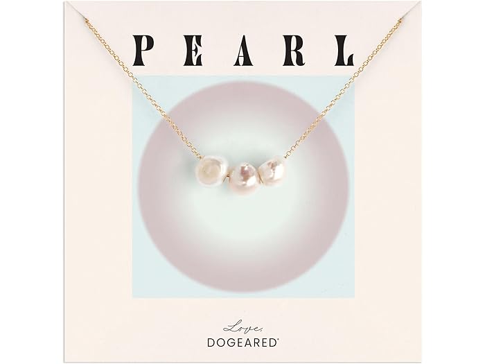 ドギャード (取寄) ドギャード レディース ラージ トリプル パール ネックレス 18 W/ 2 エクステンダー Dogeared women Dogeared Large Triple Pearl Necklace 18" w/ 2" Extender Gold