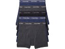 (取寄) カルバンクライン アンダーウェア メンズ コットン クラシックス 5 パック ボクサー ブリーフ Calvin Klein Underwear men Cotton Classics 5 pack Boxer Brief Black/Charcoal Heather/Blue Shadow