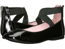 (取寄) ニーナ キッズ ガールズ マリッサ (トドラー/リトル キッド/ビッグ キッド) Nina Kids girls Marissa (Toddler/Little Kid/Big Kid) Black Crinkle Patent