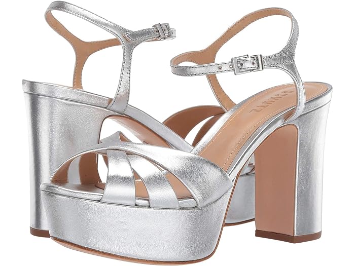 () å ǥ ե Schutz women Keefa Prata Metallic Napa