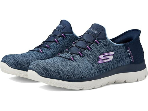 (取寄) スケッチャーズ スニーカー レディース サミッツ - ハンズフリー スリップインズ SKECHERS women Summits - Hands Free Slip-Ins Navy/Purple (取寄) スケッチャーズ スニーカー レディース サミッツ - ハンズフリー スリップインズ SKECHERS women Summits - Hands Free Slip-Ins Navy/Purple
