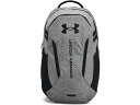 (取寄) アンダーアーマー ハッスル 6.0 バックパック Under Armour Hustle 6.0 Backpack Castlerock Full Heather/Black/Black(4)