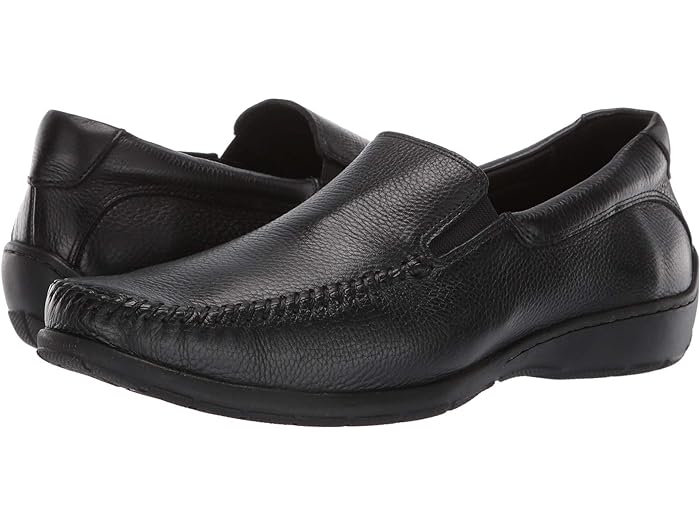 楽天スウィートラグ（取寄） ジョンストン&マーフィー メンズ クロフォード ヴェニーシャン Johnston & Murphy men Crawford Venetian Black Tumbled Full Grain