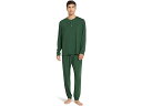 (取寄) エバージェイ メンズ ヘンリー - ザ ロング Pj セット Eberjey men Henry - The Long PJ Set Forest G...