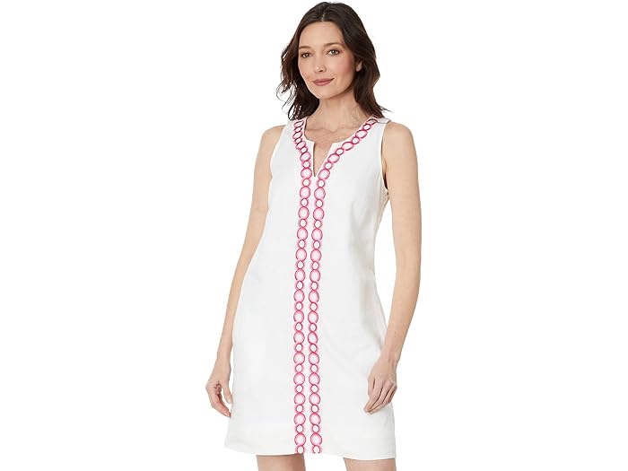 (取寄) トミーバハマ レディース ゲオ エンブロイダー ショート ドレス Tommy Bahama women Tommy Bahama Geo Embroidered Short Dress Whiteのサムネイル