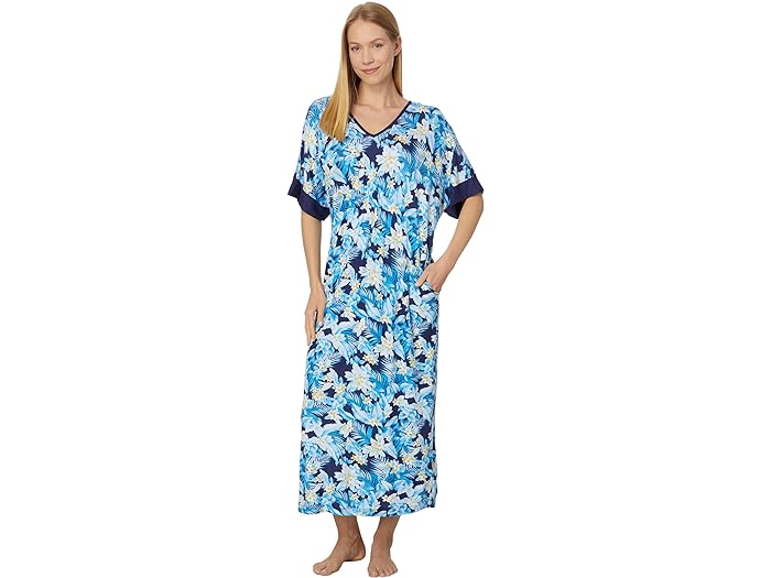 (取寄) トミーバハマ レディース フローラル カフタン Tommy Bahama women Floral Caftan Navy Floral