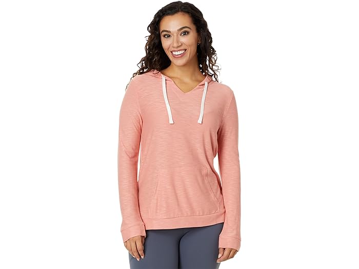(取寄) フリーフライ レディース バンブー スラブ パーカー Free Fly women Bamboo Slub Hoodie Bright Clay