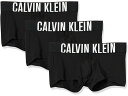 (取寄) カルバンクライン アンダーウェア メンズ インテンス パワー 3-パック ロー ライズ トランク Calvin Klein Underwear men Intense Power 3-Pack Low Rise Trunk Black/Black/Black