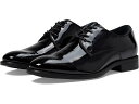 (取寄) ジョンストン&マーフィー メンズ ルイス プレーン トゥ Johnston & Murphy men Lewis Plain Toe Black Patent Leather