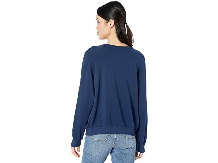 (取寄) エバージェイ ブレア - ザ リンガー スウェットシャツ Eberjey Blair - The Ringer Sweatshirt Navy