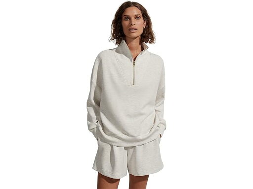 (取寄) バーリー レディース ハーレイ 1/2 ジップ セーター Varley women Hawley 1/2 Zip Sweater Ivory Marl (取寄) バーリー レディース ハーレイ 1/2 ジップ セーター Varley women Hawley 1/2 Zip Sweater Ivory Marl