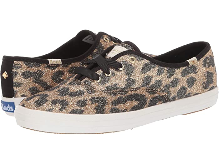 (取寄) ケッズ x ケイト スペード ニュー ヨーク チャンピオン レオパード Keds x kate spade new york Champion Leopard Tan Multi Glitter