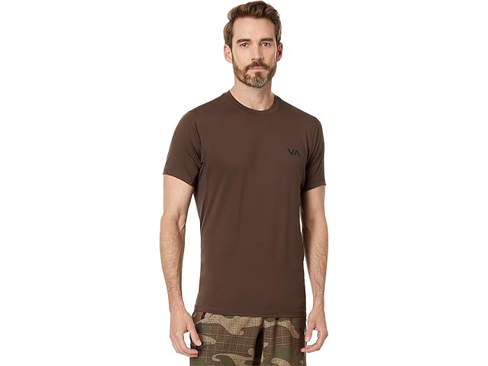 楽天スウィートラグ（取寄） ルーカ メンズ ヴァ スポーツ ベント ショート スリーブ トップ RVCA men VA Sport Vent Short Sleeve Top Chocolate