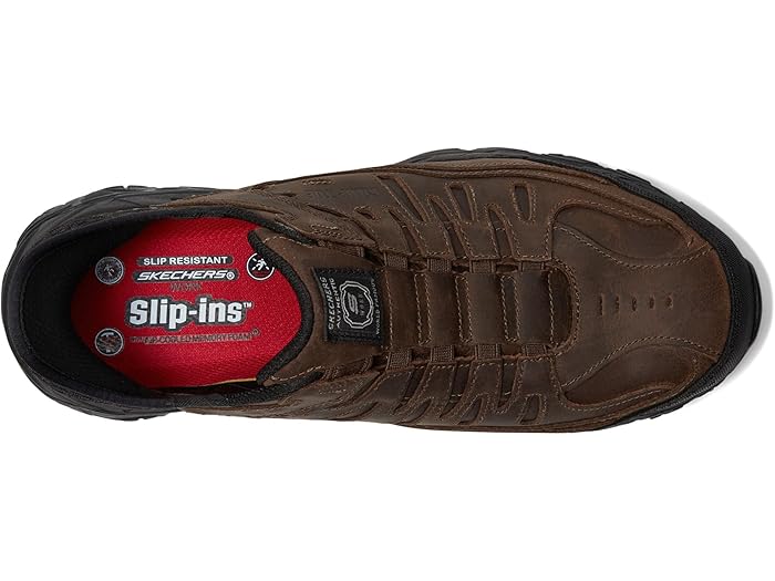 (取寄) スケッチャーズ スニーカー ワーク メンズ ホルドリッジ - ライカー コンプ トゥ SKECHERS Work men Holdredge - Ryker Comp Toe Brown