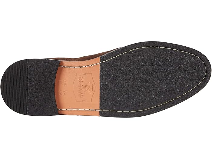 (取寄) アンソニーヴィア メンズ シャーマン ペニー ローファー Anthony Veer men Sherman Penny Loafer Honey Brown