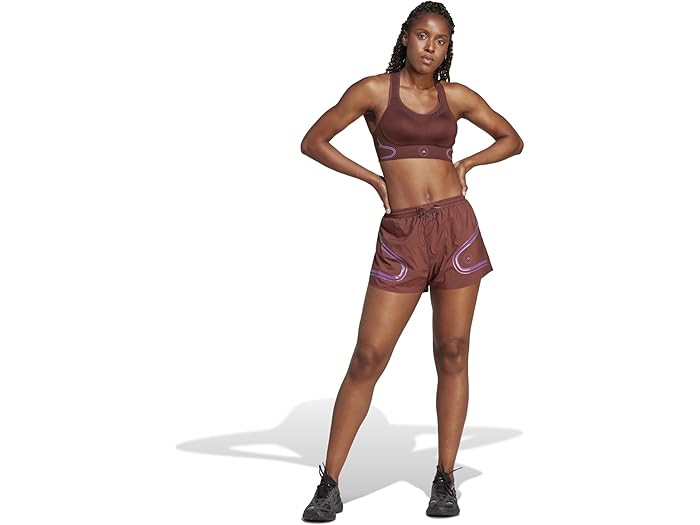 (取寄) アディダス バイ ステラマッカートニー レディース トゥルーペース ランニング ショーツ IL4177 adidas by Stella McCartney women adidas by Stella McCartney Truepace Running Shorts IL4177 Bitter Chocolate/Deep Lilacのサムネイル