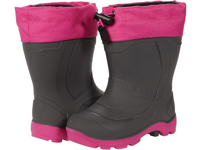 (取寄) カミック キッズ ガールズ スノバスター 1 (トドラー/リトル キッド/ビッグ キッド) Kamik Kids girls Snobuster 1 (Toddler/Little Kid/Big Kid) Charcoal/Magenta