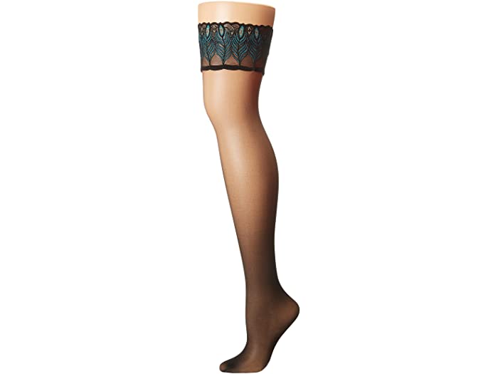 (取寄) ファルケ レディース ルネル スティ アップ タイツ Falke women Lunelle Stay Up Tights Black