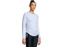 (取寄) アンダーアーマー レディース モーション ロング スリーブ ロングライン クルー Under Armour women Motion Long Sleeve Longline Crew Nimbus Blue/White