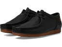 (取寄) クラークス メンズ シェイカー リ ラン シューズ ブラック Clarks men Shacre Ii Run Shoes Black Leather