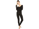(取寄) プラッシュ レディース サーマル ハート パジャマ + スクランチー セット Plush women Thermal Heart Pajama + S...