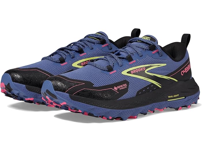 () ֥å ǥ ǥ 18 Gtx Brooks women Cascadia 18 GTX Grey Blue...