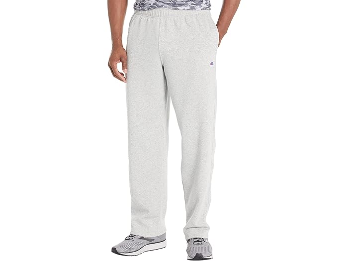 (取寄) チャンピオン メンズ パワーブレンド フリース オープン ボトム パンツ Champion men Champion Powerblend Fleece Open Bottom Pants Oxford Gray
