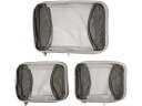 (取寄) バッガリーニ レディース 2 メッド + 1 ラージ コンプレッション キューブ Baggallini women 2 Med + 1 Large Compression Cube Sleet Gloss Ripstop(3)