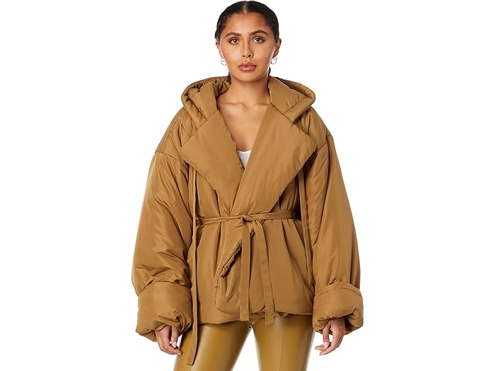 (取寄) ノーマ カマリ レディース フーデット スリーピング バッグ ジャケット W/ ドローストリングス Norma Kamali women Norma Kamali Hooded Sleeping Bag Jacket w/ Drawstrings Woods
