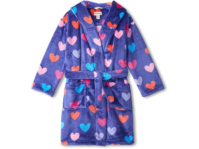 (取寄) ハットレイ キッズ キッズ ハーツ ファジー フリース ローブ (トドラー/リトル キッド/ビッグ キッド) Hatley Kids kids Hatley Kids Hearts Fuzzy Fleece Robe (Toddler/Little Kid/Big Kid) Blue