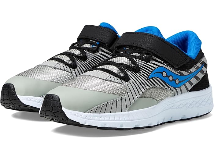 (取寄) サッカニー キッズ キッズ ベローチャー A/C (リトル キッド/ビッグ キッド) Saucony Kids kids Velocer A/C (Little Kid/Big Kid) Grey/Black/Blue