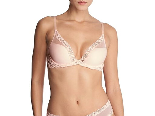 (取寄) ナトリ レディース フェザーズ コンツアー バンジ ブラ 730023 Natori women Feathers Contour Plunge Bra 730023 Seashell (取寄) ナトリ レディース フェザーズ コンツアー バンジ ブラ 730023 Natori women Feathers Contour Plunge Bra 730023 Seashell