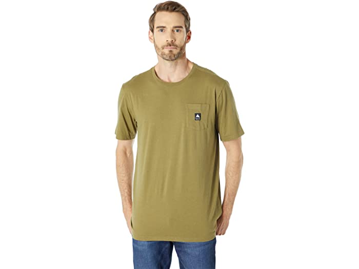 (取寄) バートン メンズ コルファックス ショート スリーブ T-シャツ Burton men Burton Colfax Short Sleeve T-Shirt Martini Olive