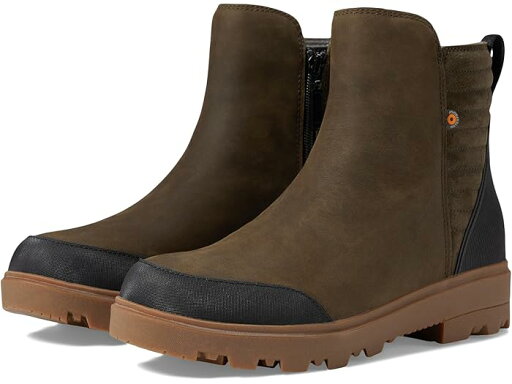 (取寄) ボグス レディース ホリー ジップ レザー リ Bogs women Holly Zip Leather II Dark Brown (取寄) ボグス レディース ホリー ジップ レザー リ Bogs women Holly Zip Leather II Dark Brown
