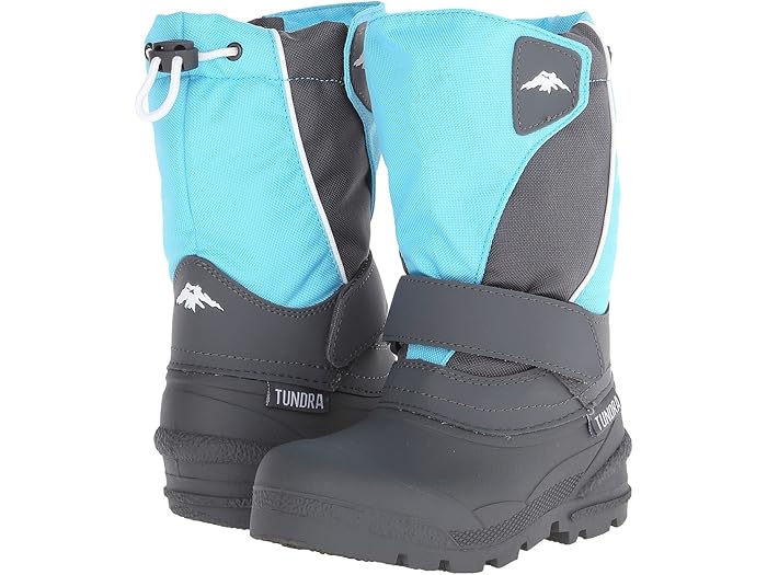 (取寄) ツンドラ ブーツ キッズ キッズ ケベック ミディアム (トドラー/リトル キッド/ビッグ キッド) Tundra Boots Kids kids Tundra Boots Kids Quebec Medium (Toddler/Little Kid/Big Kid) Teal/Greyのサムネイル