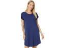 (取寄) スキン レディース オーガニック ピマ コットン カリッサ スリープシャツ Skin women Organic Pima Cotton Carissa Sleepshirt Marine Blue