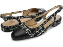 (取寄) ヴァネリ レディース ティシャ Vaneli women Tisha Black Sakti Fab/Black Nappa(4)