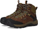 (取寄) キーン メンズ レベル 4 ミッド ハイト ポラール インサレーテッド ウォータープルーフ KEEN men Revel 4 Mid Height Polar Insulated Waterproof Bison/Orange Pepper