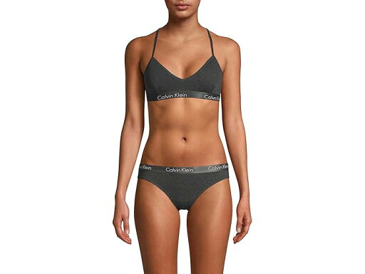 (取寄) カルバンクライン レディース モチーブ コットン ライトリー ライン ブラレット Calvin Klein women Motive Cotton Lightly Lined Bralette Charcoal Heather (取寄) カルバンクライン レディース モチーブ コットン ライトリー ライン ブラレット Calvin Klein women Motive Cotton Lightly Lined Bralette Charcoal Heather